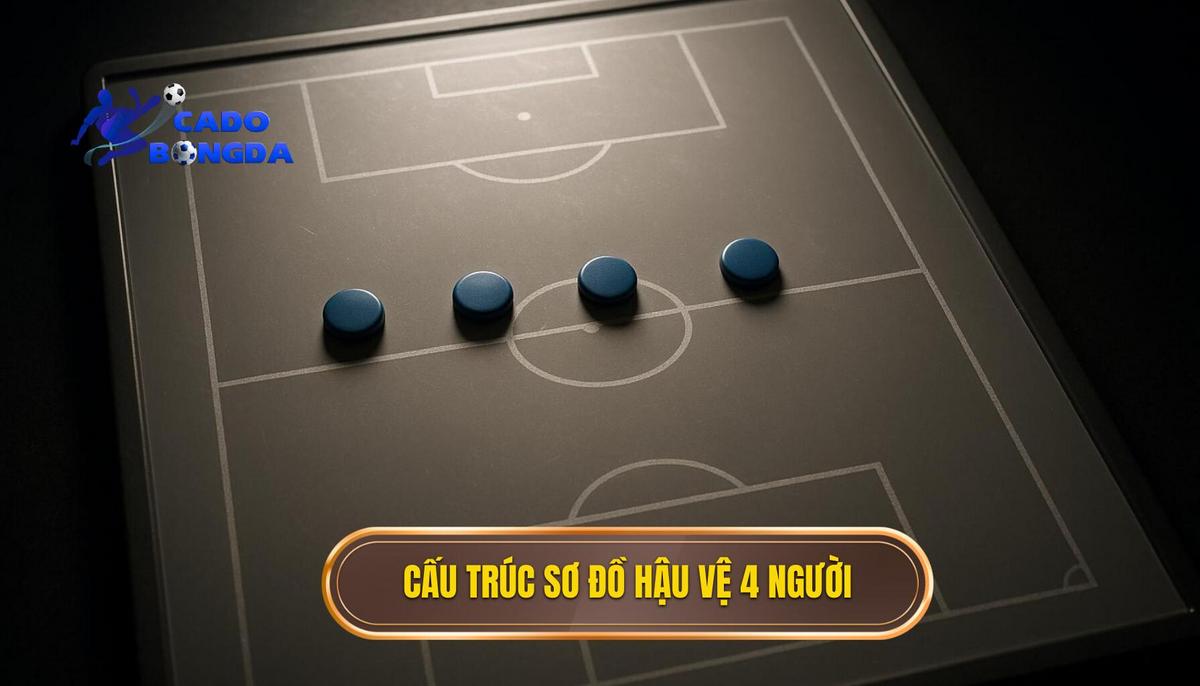 Bản chất và cấu trúc cơ bản của sơ đồ hậu vệ 4 người