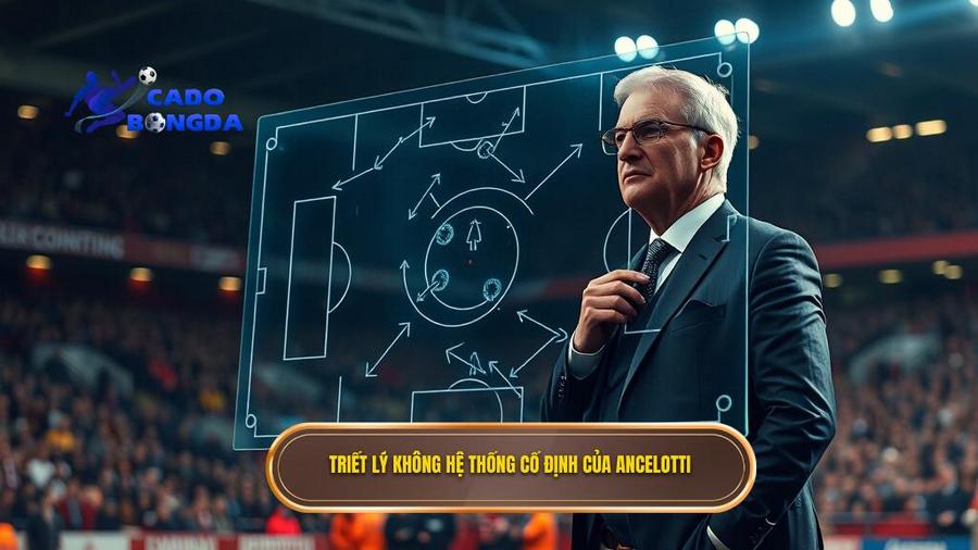 Triết lý không hệ thống cố định của Ancelotti