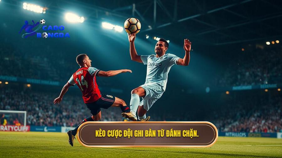 1. Kèo cược đội ghi bàn từ đánh chặn.